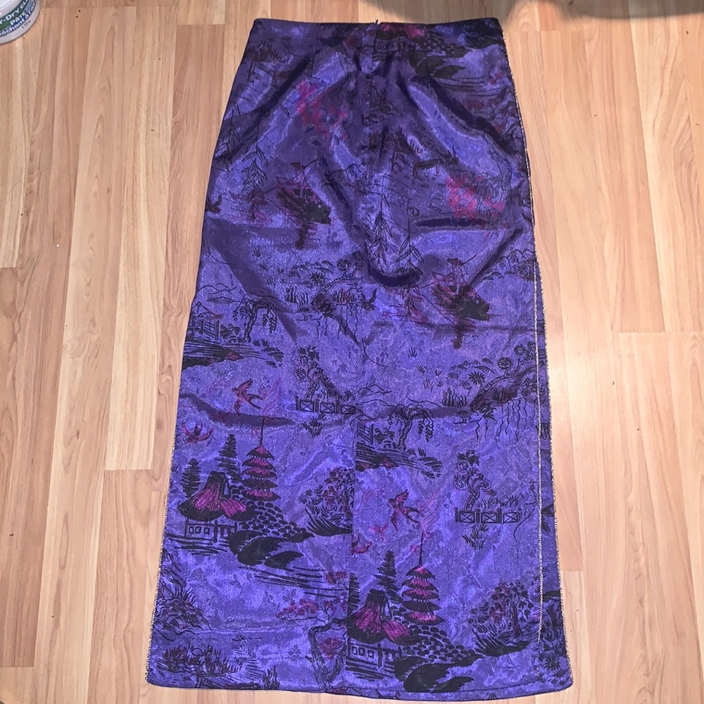 NWOT Zara Maxi Skirt Size Small Oriental Style - Picture 5 of 9
